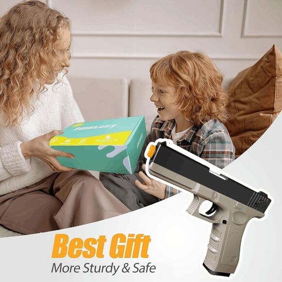Soft Bullet Toy Gun for Boys, Foam Blaster with Shell Ejecting, Realistic Toy Gu - Picture 3 of 8
